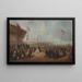 L'ouverture des hauts fourneaux à Seaham - Mark Thompson — framed artwork on a wall