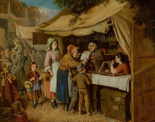 The Glasses Seller - Mark William Langlois — artwork view