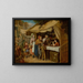The Glasses Seller - Mark William Langlois — framed artwork on a wall