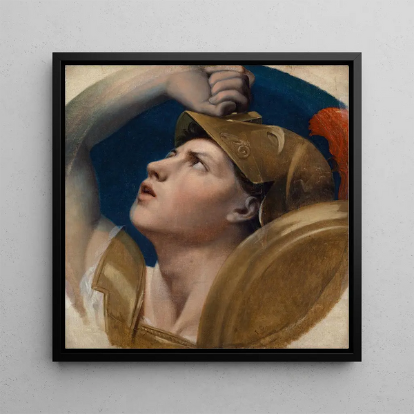 Mars - Jean-Auguste-Dominique Ingres — framed artwork on a wall
