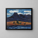 Blue Landscape - Marsden Hartley — framed artwork on a wall