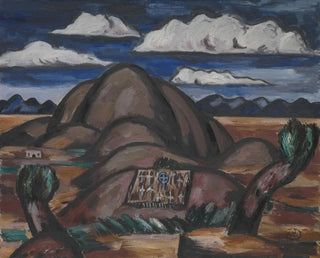 Cemetery of New Mexico - Marsden Hartley — artwork view