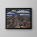 Cemetery of New Mexico - Marsden Hartley — framed artwork on a wall