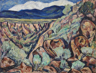 Landscape of New Mexico - Marsden Hartley — artwork view