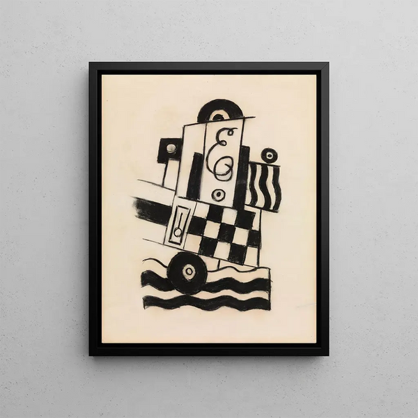 Military Symbols Painting 1 - Marsden Hartley — framed artwork on a wall
