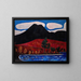 Mont Katahdin, Maine, autumn - Marsden Hartley — framed artwork on a wall