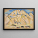 Hills of New Mexico - Marsden Hartley — framed artwork on a wall