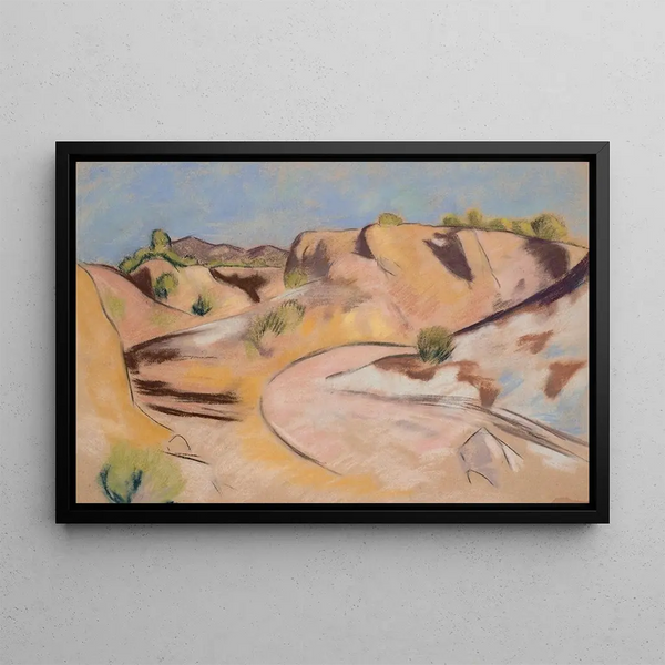 New Mexico Painting - Marsden Hartley — framed artwork on a wall