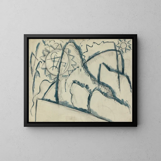 No. 8 - Marsden Hartley — framed artwork on a wall