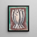 Sea Ghosts - Marsden Hartley — framed artwork on a wall