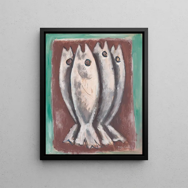 Sea Ghosts - Marsden Hartley — framed artwork on a wall