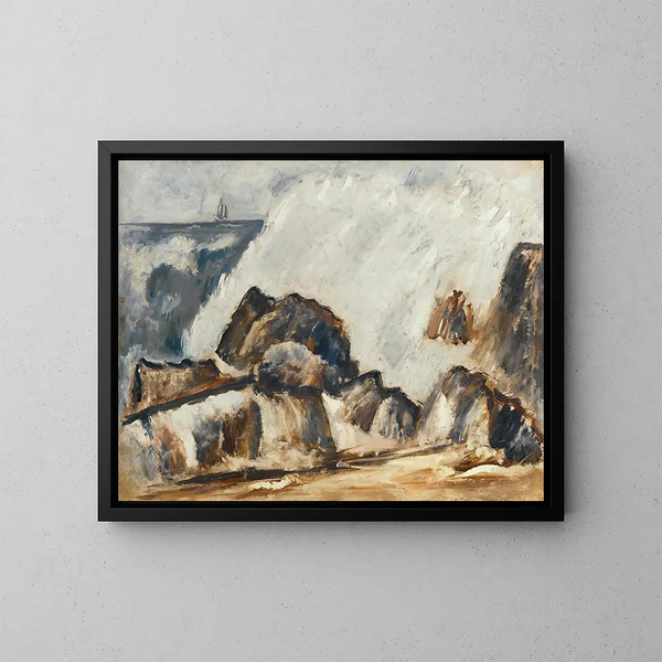 Vague tempête - Marsden Hartley — framed artwork on a wall