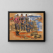 Study for Lobster Fishermen - Marsden Hartley — framed artwork on a wall