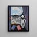 Window on the Sea in Summer - Marsden Hartley — framed artwork on a wall