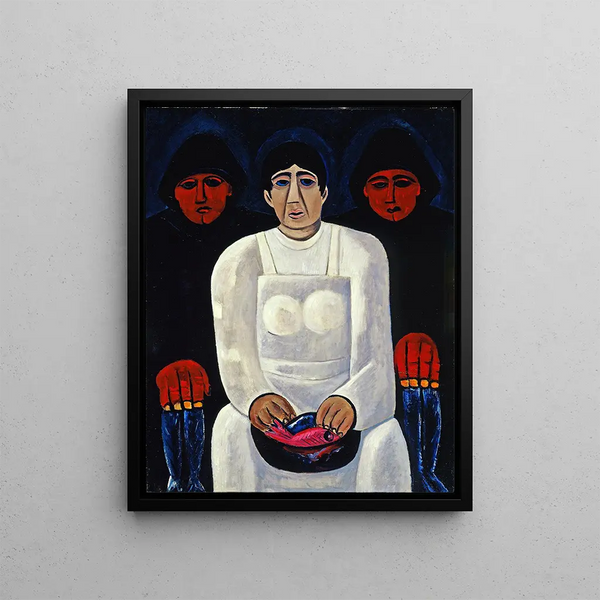 Le Felice perdu - Marsden Hartley — framed artwork on a wall