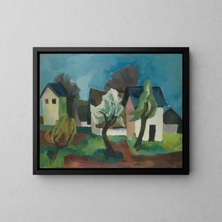 Tree in Bloom II - Martel Schwichtenberg — framed artwork on a wall