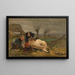 The pig killer - Marten Melsen — framed artwork on a wall