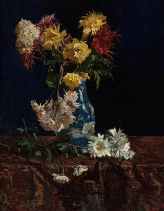 Martha West Bare - Still Life with Chrysanthemums in an Oriental Vase.webp
