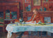 Verhaeren à table - Marthe Massin — artwork view