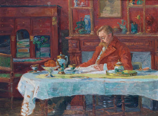 Verhaeren à table - Marthe Massin — artwork view
