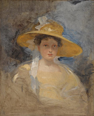 Martin Archer Shee - Portrait of a Girl Traditionally Identified As Princess Victoria Later Queen Victoria.webp