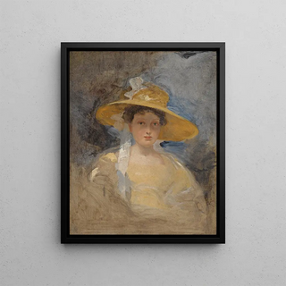 Martin Archer Shee - Portrait of a Girl Traditionally Identified As Princess Victoria Later Queen Victoria.webp