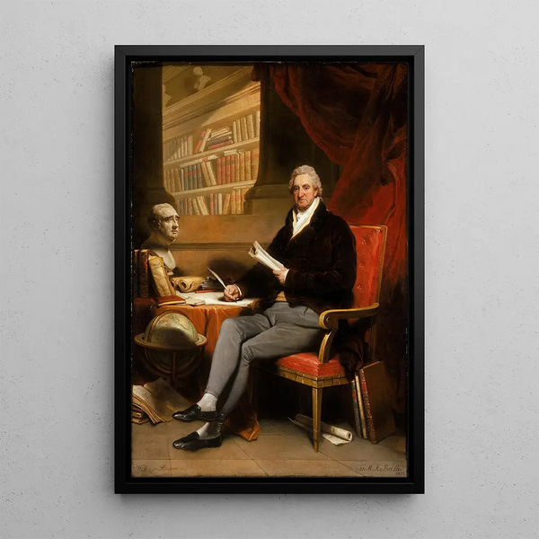 William Roscoe - Martin Archer Shee — framed artwork on a wall