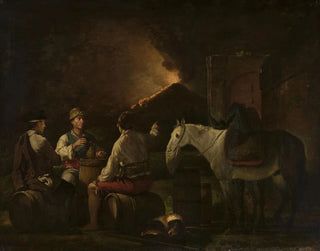 Drinking Wine - Martin Ferdinand Quadal — artwork view