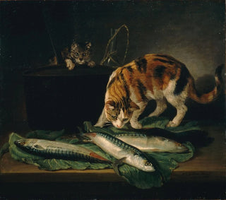 Cats and Fish - Martin Ferdinand Quadal — artwork view