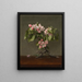 Apple Blossom Painting - Martin Johnson Heade — framed artwork on a wall