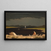 Storm Approaching - Martin Johnson Heade — framed artwork on a wall