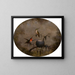 Hummingbirds and Their Nest - Martin Johnson Heade — framed artwork on a wall