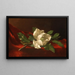 Magnolia Painting - Martin Johnson Heade — framed artwork on a wall