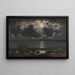 Point Judith, Rhode Island - Martin Johnson Heade — framed artwork on a wall