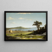 Rhode Island Shoreline Painting - Martin Johnson Heade — framed artwork on a wall