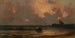 Sunset at Point Judith Light - Martin Johnson Heade — artwork view