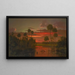 The Grand Sunset in Florida - Martin Johnson Heade — framed artwork on a wall