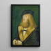 Portrait Painting of Jakob Stralenberger - Martin Kaldenbach — framed artwork on a wall