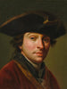 Portrait of a man wearing a hat - Martin Knoller — artwork view