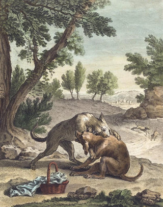 Martin Marvie - Le chien qui porte a son cou le diner de son maitre The Dog Carrying His Masters Supper.webp