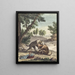 The dog carrying its master's dinner around its neck - Martin Marvie — framed artwork on a wall