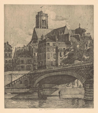Martin Monnickendam - Gezicht op de SaintGervais in Parijs.webp