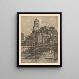 Martin Monnickendam - Gezicht op de SaintGervais in Parijs.webp