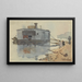The Ship The Turtle on a Shore - Martin Monnickendam — framed artwork on a wall