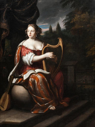 Martin Mytens - A Lady Playing the Harp.webp