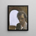 Self-portrait Painting - Martin Berg — framed artwork on a wall