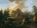 Landscape Painting with Forge - Martin von Molitor — artwork view