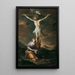 Crucifix with Mary Magdalene - Martino Altomonte — framed artwork on a wall