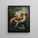 Susanna et les deux vieillards - Martino Altomonte — framed artwork on a wall