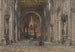Interior painting of San Giovanni in Laterano, Rome - Martino del Don — artwork view